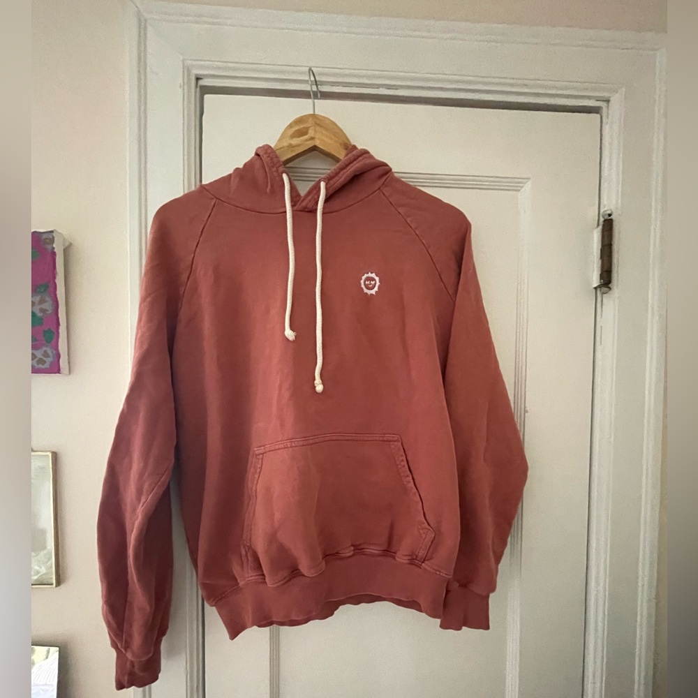 Big bud press  classic hoodie in clay, size small